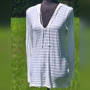 Hooded Cover Up Top Medium